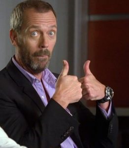Docteur Gregory House thumbs up