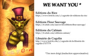 Gobelin WoW World of Warcraft we want you cagnotte Ulule