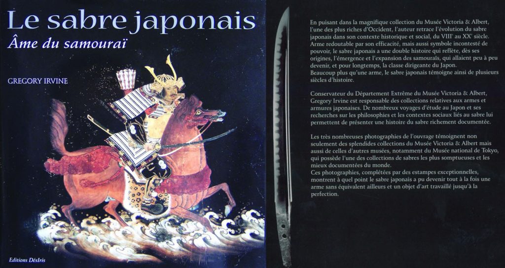 Couverture Le sabre japonais Gregory Irvine