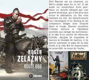 Couverture Route 666 Roger Zelazny Helios