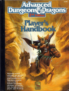 Advanced Dungeons and Dragons player handbook