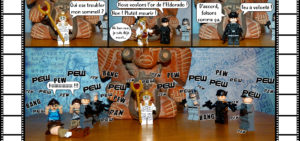 Aventuriers Eldorado momie Lego Star Wars pew pew pew