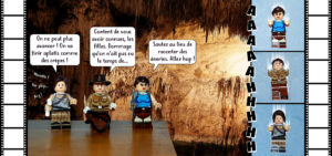 Aventuriers Eldorado Lego rebord falaise précipice chute saut dans le vide