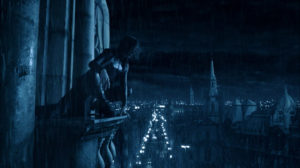 Underworld 2003 Kate Beckinsale Selene la nuit sous la pluie