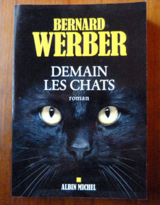 Couverture roman Demain les chats Bernard Werber Albin Michel