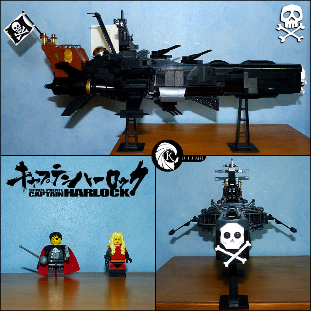 Albator Harlock MOC Lego Arcadia Atlantis Death Shadow Un K à part