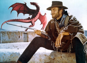Clint Eastwood dragon pour une poignée de dollars
