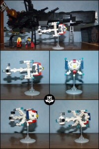 Cyberlab Capitaine Flam Comet Captain Future Lego MOC