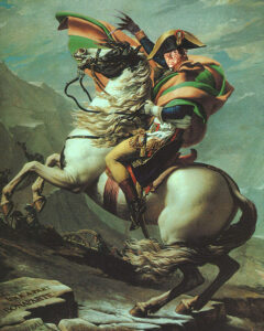 Freddy Napoléon Bonaparte traversant les Alpes par Un K à part
