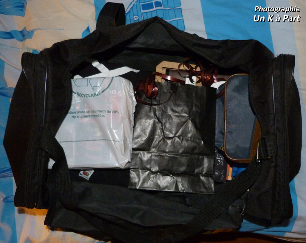 Halliennales 2018 préparatifs sac de voyage Fred Un K à part