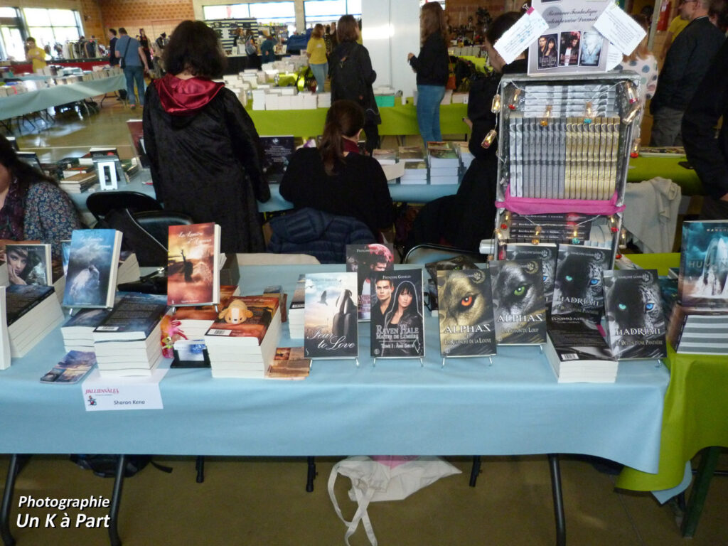 Halliennales 2018 stand éditions Sharon Kena