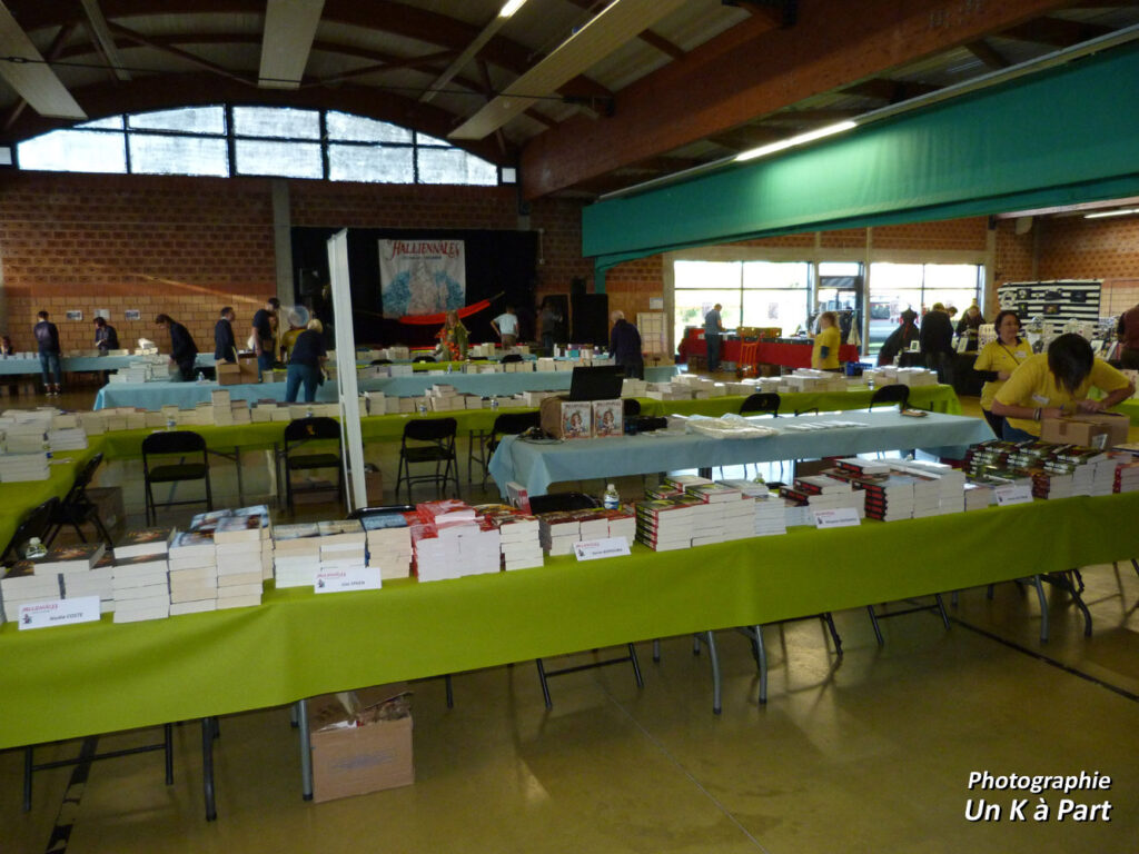 Halliennales 2018 stand librairie La Mare aux Diables