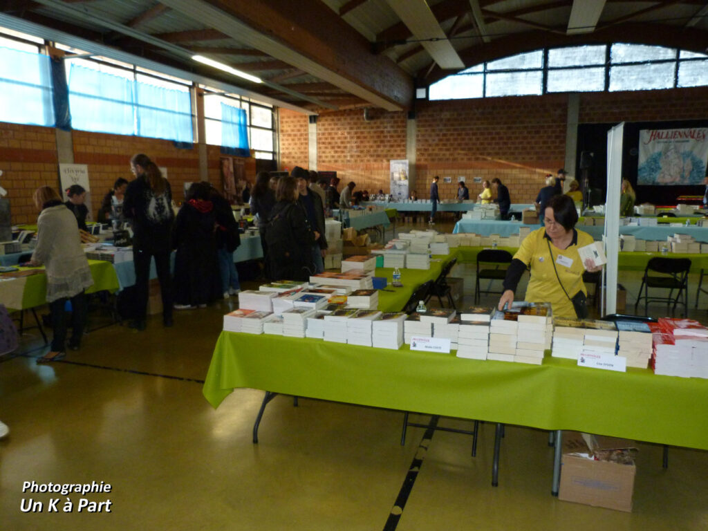 Halliennales 2018 arrivée premiers visiteurs