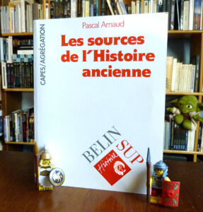 Couverture Les sources de l'Histoire ancienne Pascal Arnaud Belin Sup