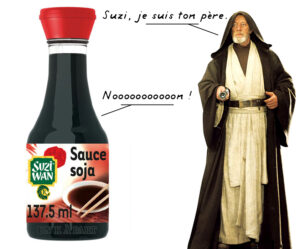 Suzi Wan sauce soja Obi Wan je suis ton père