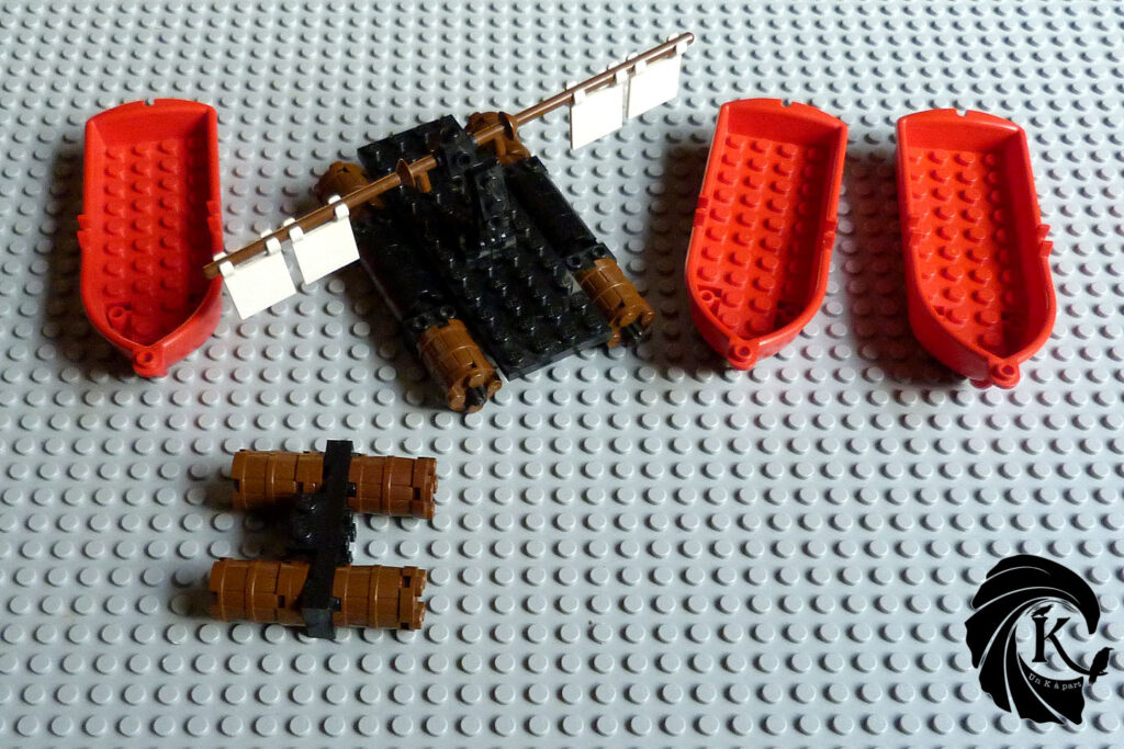 Lego barque radeau bateau pirate