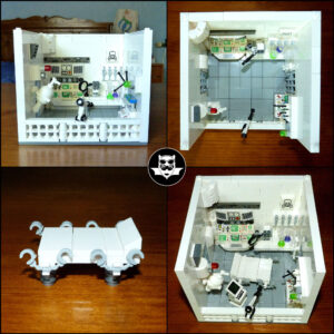 MOC Lego Batcave Batman laboratoire