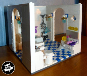 Batcave Lego MOC salle de bains