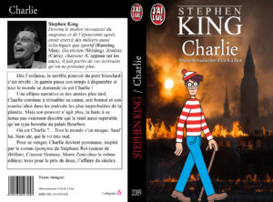 Parodie de couverture Où est Charlie Stephen King par Un K à part