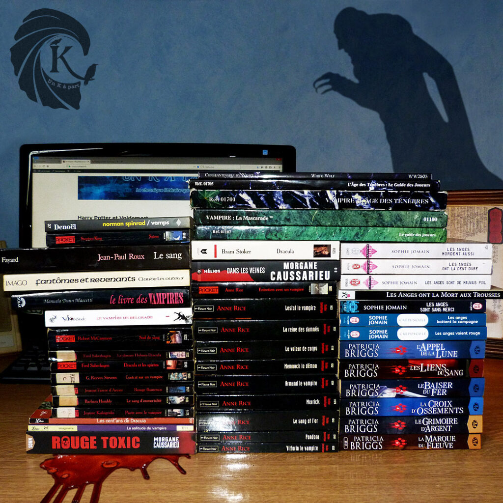 Collection livres romans vampire Nosferatu