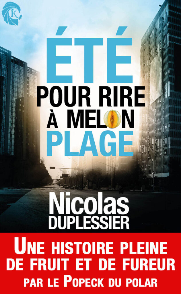 Détournement de couverture Eté pour rire à melon plage Nicolas Duplessier Popeck polar