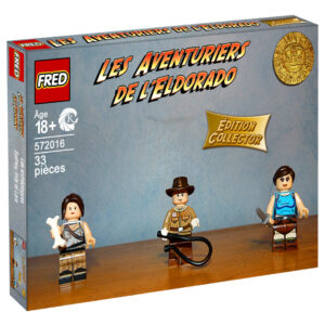 Les Aventuriers de l'Eldorado boîte Lego édition collector vue 3D