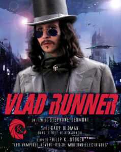 Détournement affiche film Vlad Dracula Blade Runner par Un K à part