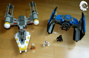 TIE Fighter Y-Wing Lego Star Wars 7150 7152 7262