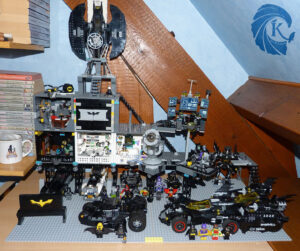 Chantier Batcave Lego MOC Batman Catwoman