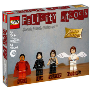 Felicity Atcock boîte Lego premium edition vue 3D