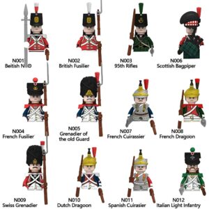 Lego Napoléon soldats fusilier grenadier dragon cuirassier