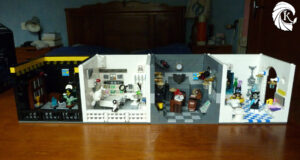 Batcave Lego MOC modules