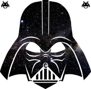 Parodie Space Invader Darth Vader par Un K à part