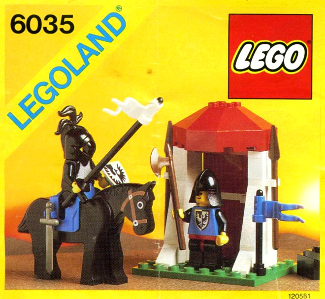 Lego castle western - cheval marron