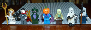 Figurines Lego monstres momie vampire fantôme zombie