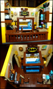 Batcave MOC Lego chambre à coucher