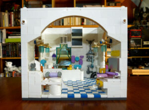 Batcave MOC Lego salle de bain