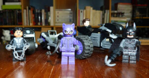 Batcave Lego Selina Kyle Catwoman Batman motos