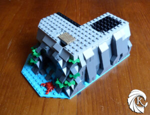 Eldorado fortress Lego socle falaises rochers