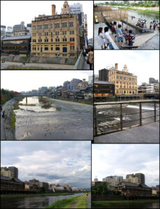 Rivière Kamo Kyoto Japon
