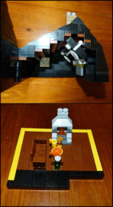 MOC Lego Batcave grenier toiture