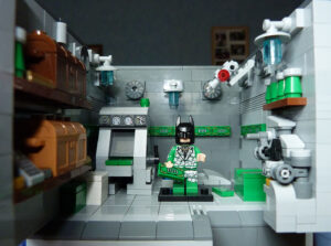 MOC Lego Batcave imprimerie