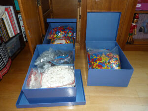 Boîtes rangement briques Lego