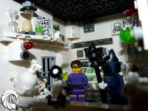 Batcave Lego MOC laboratoire scientifique