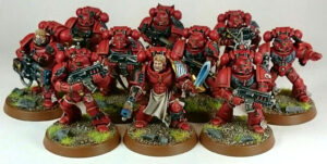 Space Marines WH40K tactical squad