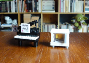 Piano four micro-ondes Lego