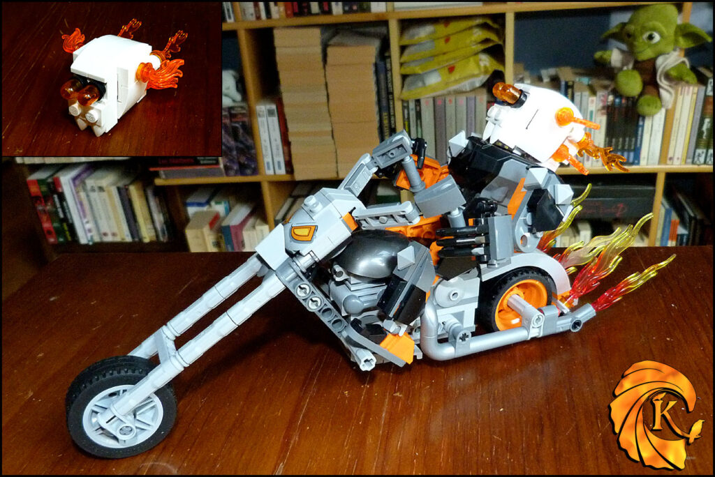 Casque Ghost Rider Lego