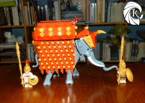 Lego éléphant de guerre hoplites
