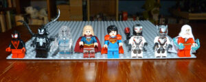 Minifig Lego Marvel DC Comics Spiderman Venom Susan Storm Supergirl Antman War machine Shazam