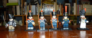 Figurines Napoléon Empire Lego artillerie sapeur hussard